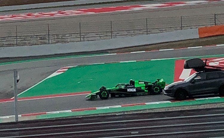 Stake F1 Team 2024 car makes track debut in Barcelona