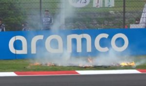 FIA tries to solve strange grass fires at the Chinese Grand Prix