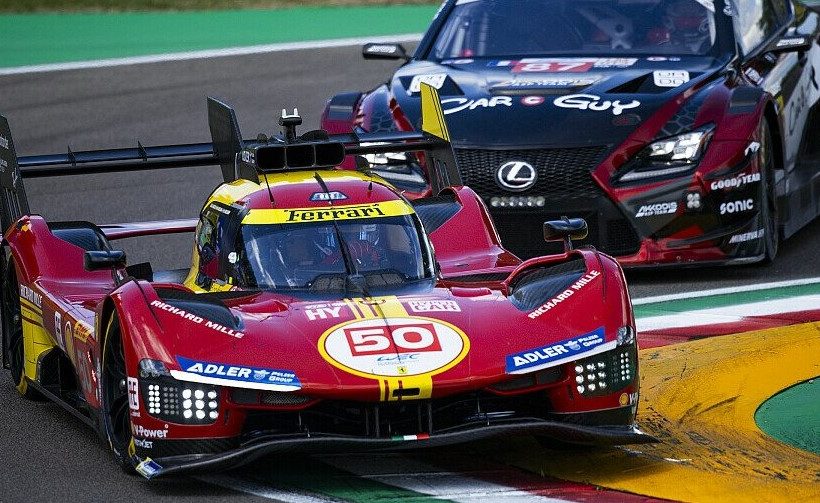 Ferrari remains on top in second practice for WEC Imola