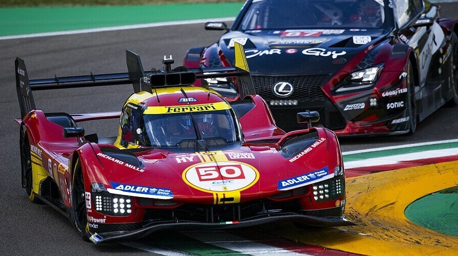 Ferrari remains on top in second practice for WEC Imola