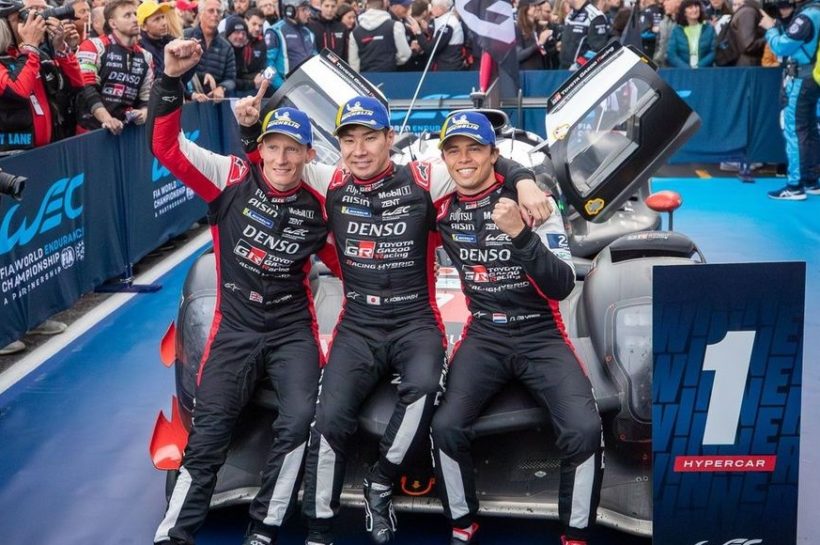 Kobayashi secures Toyota first win of the season at WEC Imola