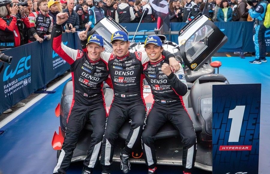 Kobayashi secures Toyota first win of the season at WEC Imola