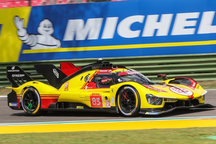 Yifei Ye leads Ferrari 1-2 in first practice for WEC Imola