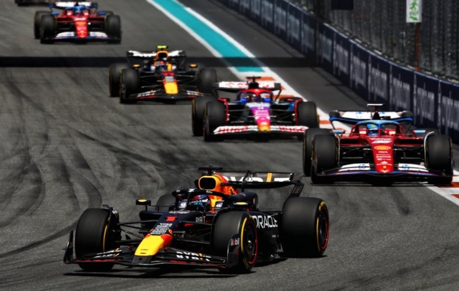 What is the starting grid for F1 Miami Grand Prix