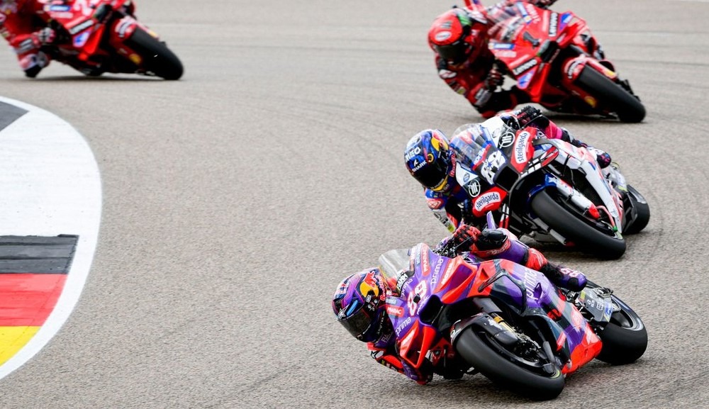 New 2024 MotoGP Championship standings after Saturday's German GP Sprint race at Sachsenring.