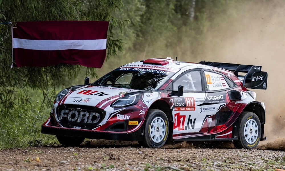 Martins Sesks claims maiden WRC stage win as Rovanpera Dominates 2024 Rally Latvia