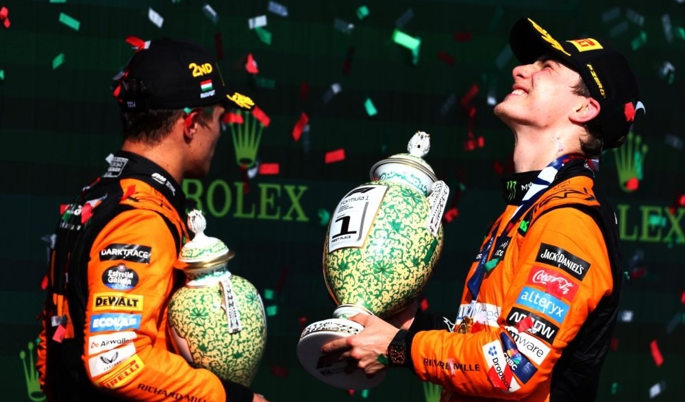 Oscar Piastri claims maiden win in McLaren 1-2 finish at the Hungarian Grand Prix