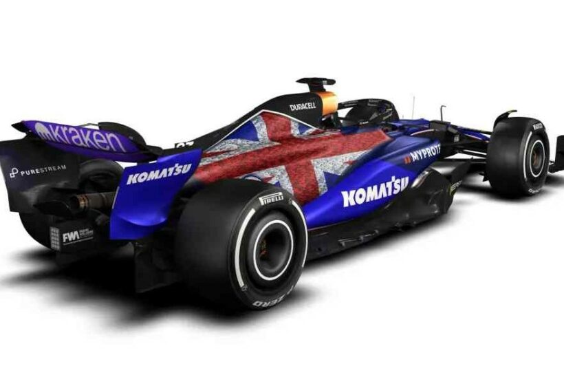 Williams unveils a special Union Jack livery for British Grand Prix