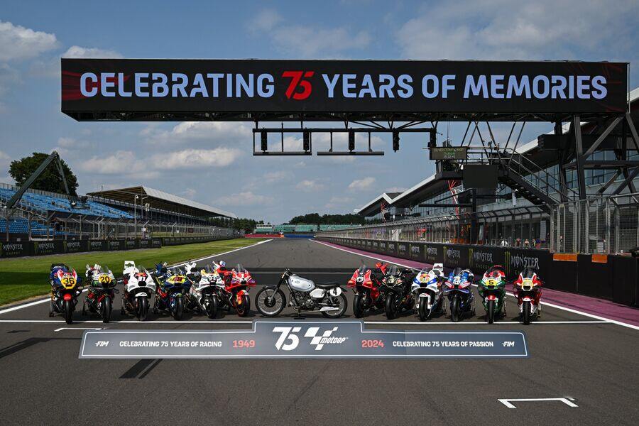 Teams unveil retro liveries for 75th anniversary at British MotoGP