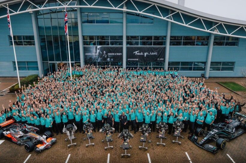 farewell lewis hamilton tour mercedes amg factory