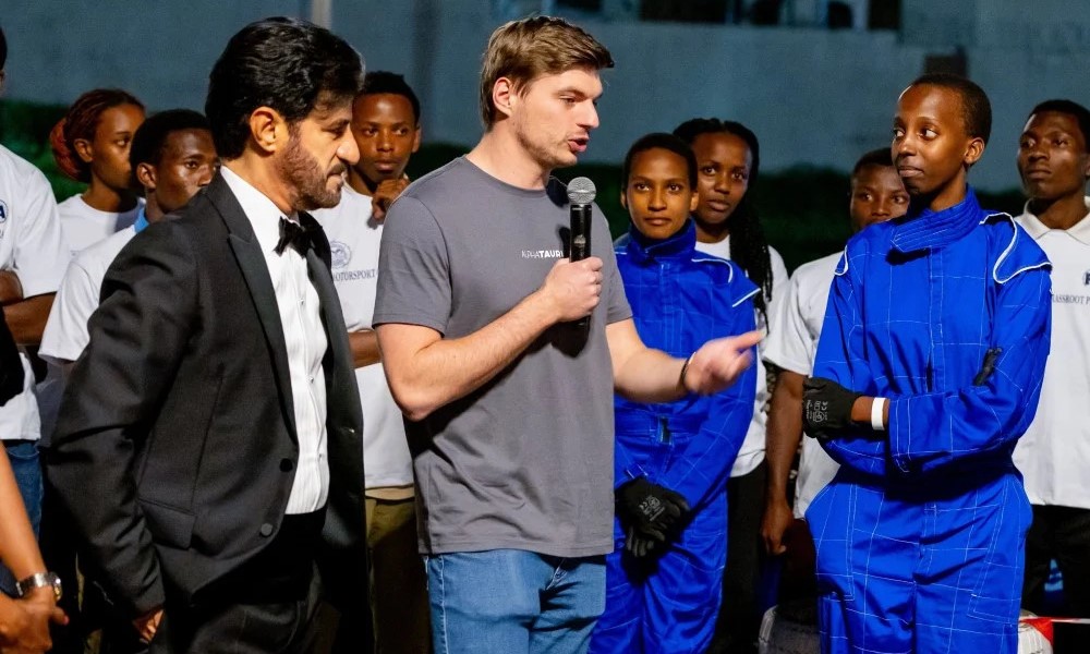 Max Verstappen inspires young talent as part of FIA community service in Rwanda