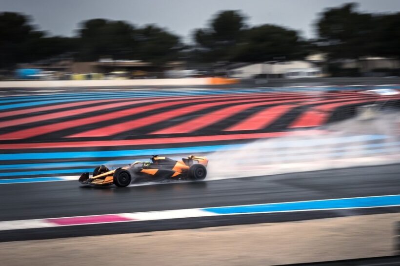 Pirelli 2026 F1 wet tyre test McLaren Paul Ricard