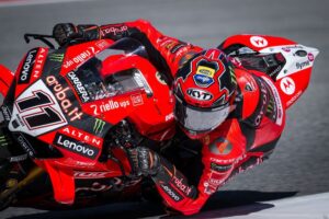 Portuguese WorldSBK FP1 Nicolo Bulega Ducati 1-2