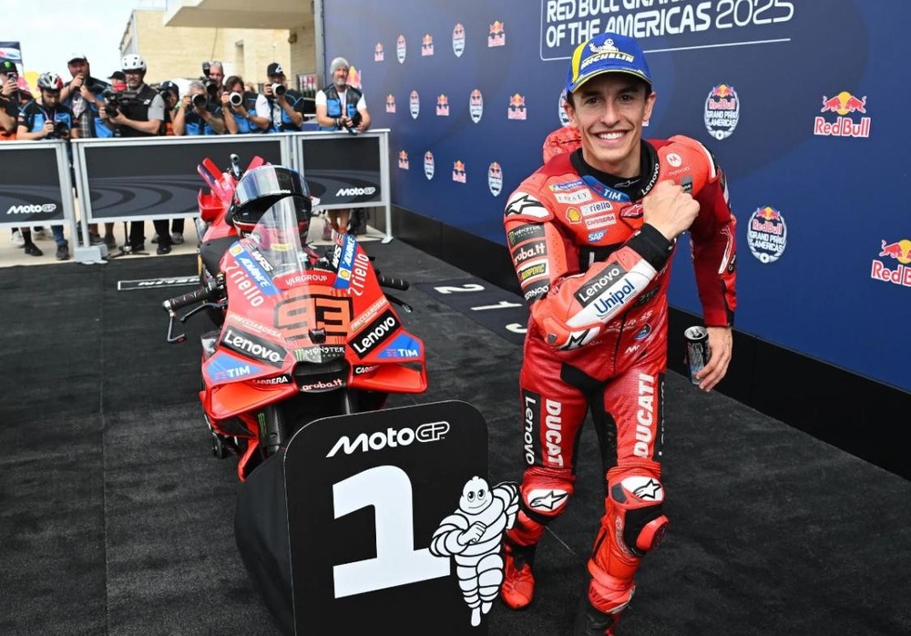 Marc Marquez MotoGP COTA pole 2025