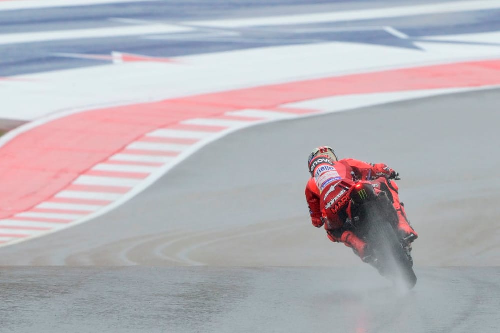 Marc Marquez suffer first crash factory Ducati rider Americas MotoGP