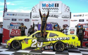 Brandon Jones Xfinity Series win at Darlington Raceway Sport Clips Haircuts VFW Help A Hero 200