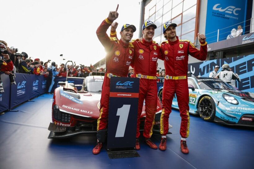 Ferrari AF Corse wins WEC Imola 6 Hours ahead of BMW and Alpine, Manthey Porsche takes LMGT3 victory Ferrari AF Corse wins WEC Imola 6 Hours BMW Alpine Manthey Porsche LMGT3 victory