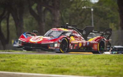 Antonio Giovinazzi AF Corse Ferrari 1-2 WEC Imola FP3 Peugeot