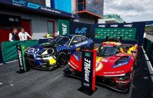 Antonio Giovinazzi WEC Imola Pole in Ferrari front row lockout Valentino Rossi Team WRT BMW LMGT3