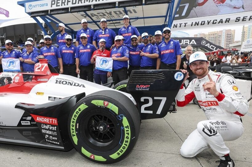 Kyle Kirkwood bags IndyCar Long Beach pole in Andretti 1-2 qualifying lockout
