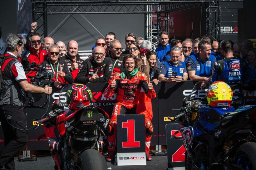 Nicolo Bulega Dutch WorldSBK Race 1 win Assen