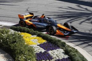 Nolan Siegel IndyCar Long Beach Practice 2 Arrow McLaren