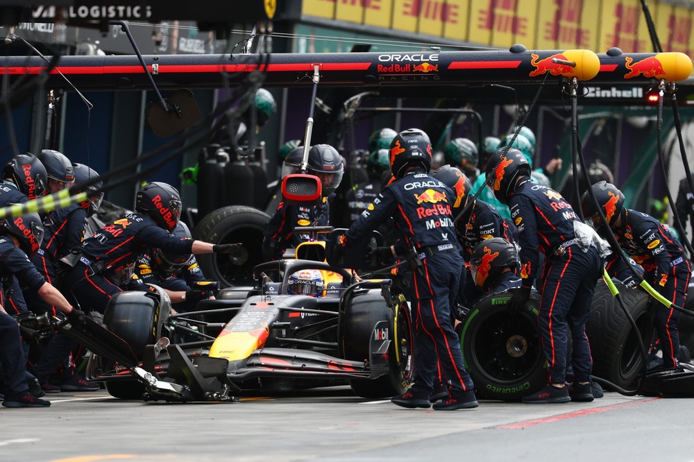 Red Bull's slow pitstops Bahrain Grand Prix Christian Horner