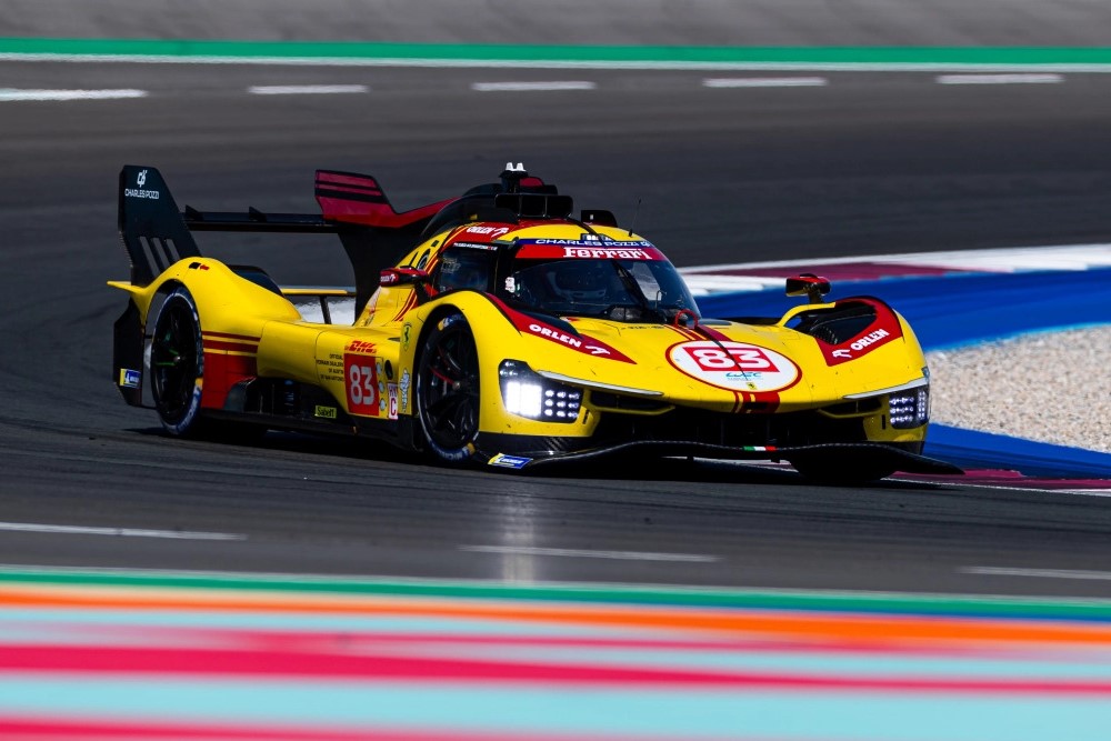 WEC Imola 2025 Robert Kubica Ferrari 1-2 Augusto Farfus Team WRT FP1