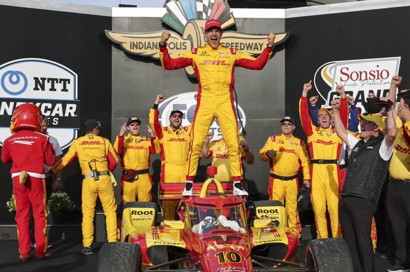 Alex Palou Sonsio Grand Prix victory 2025 IndyCar Pato O'Ward Will Power