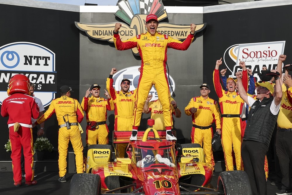 Alex Palou Sonsio Grand Prix victory 2025 IndyCar Pato O'Ward Will Power