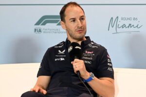 Alpine F1 Team principal Oliver Oakes Flavio Briatore