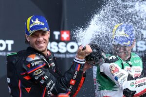 Marco Bezzecchi British MotoGP 2025 win Aprilia Johann Zarco Silverstone