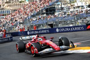 Charles Leclerc Monaco FP1 Lance Stroll Monaco Grand Prix Formula 1