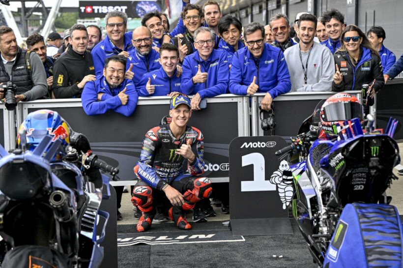 MotoGP Silverstone pole position Fabio Quartararo 2025 British MotoGP Qualifying Results lap record