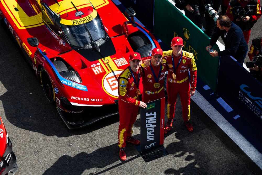 Antonio Fuoco storms to Spa WEC pole in Ferrari 1-2-3 qualifying sweep