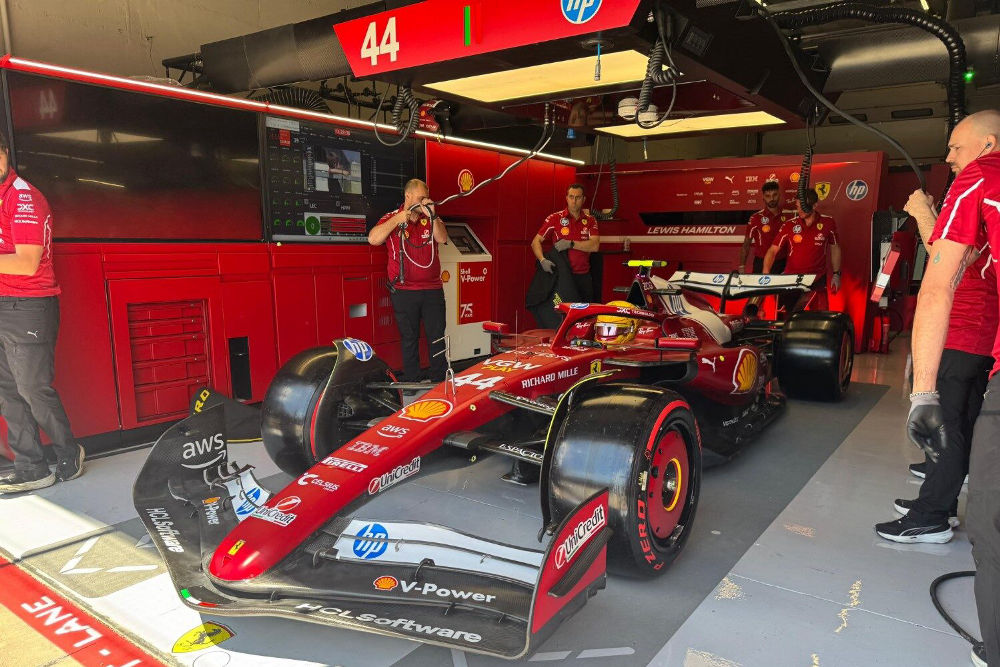 Hamilton claims Ferrari brake issues ‘a lottery’ after a dismal Imola GP practice