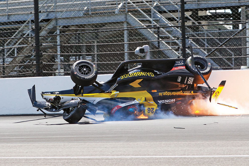 Alex Palou leads Indy 500 Qualifying Day 1 as Colton Herta crashes Indy 500 Qualifying Day 1,Alex Palou,Colton Herta crashes,Robert Shwartzman,Indianapolis 500
