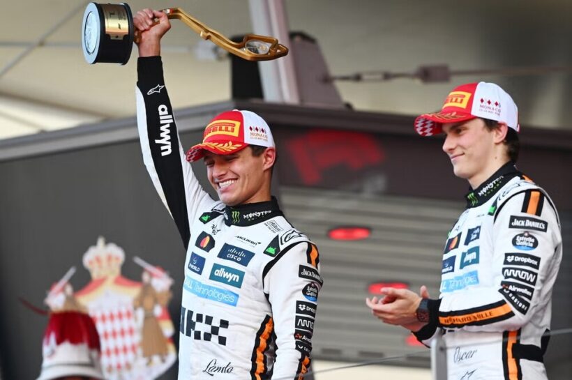 F1 Monaco win Lando Norris mandatory two-stop rule Charles Leclerc Monaco Grand Prix