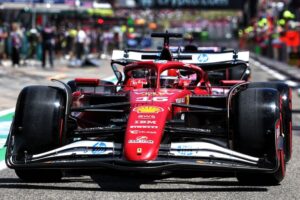 Ferrari fined Imola GP practice Charles Leclerc tyre pressure Emilia Romagna Grand Prix