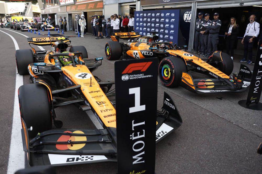 F1 Monaco GP Qualifying Results 2025 starting grid penalties Lewis Hamilton