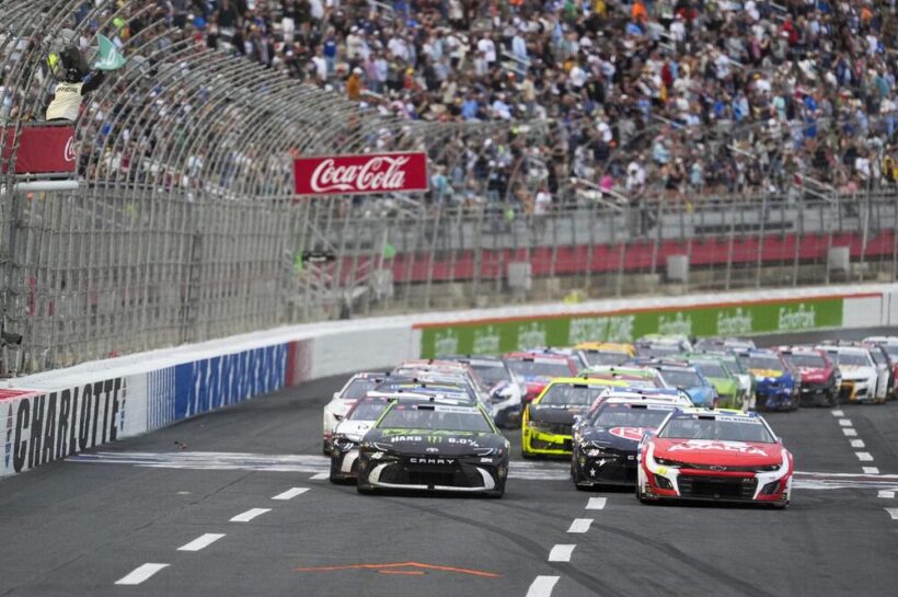 NASCAR Cup points standings 2025 Coca-Cola 600 Charlotte