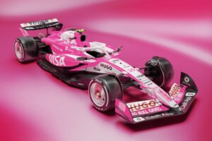 Racing Bulls livery Miami Grand Prix Red Bull Summer Edition White Peach