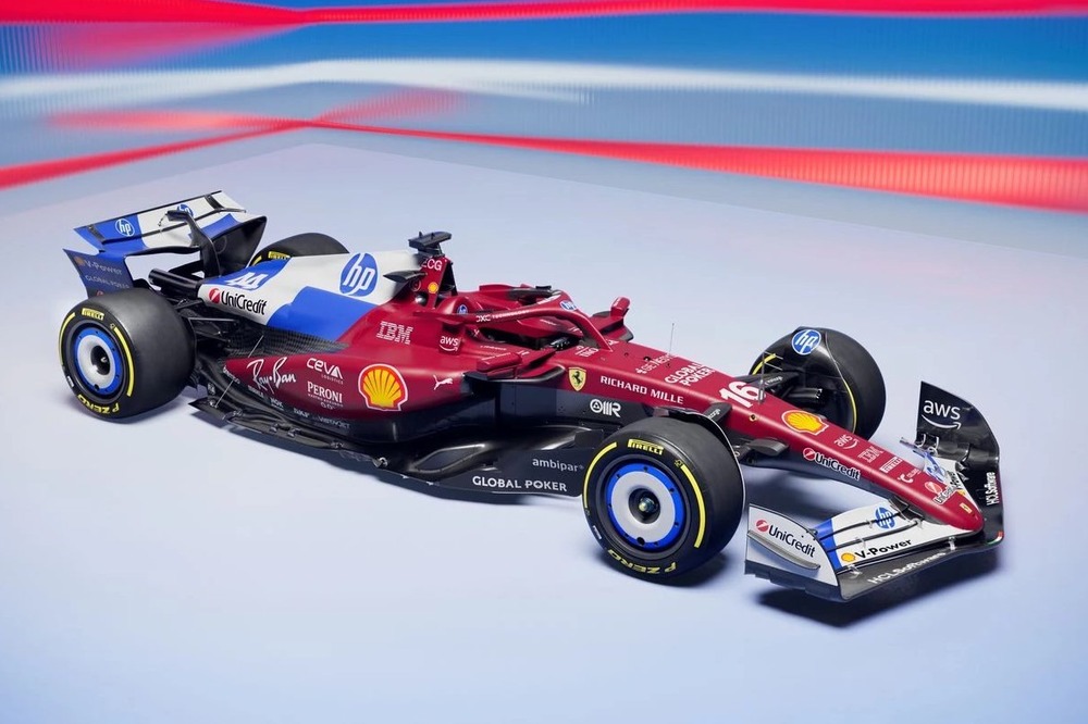 Special Ferrari Miami GP livery unveiled in celebration of title sponsor HP