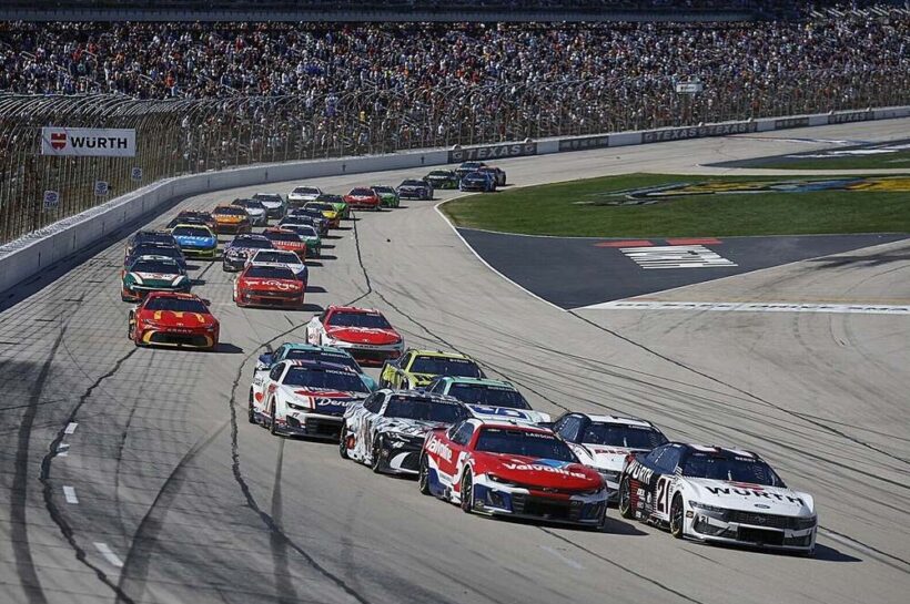 NASCAR Cup points standings 2025 Texas Motor Speedway Wurth 400