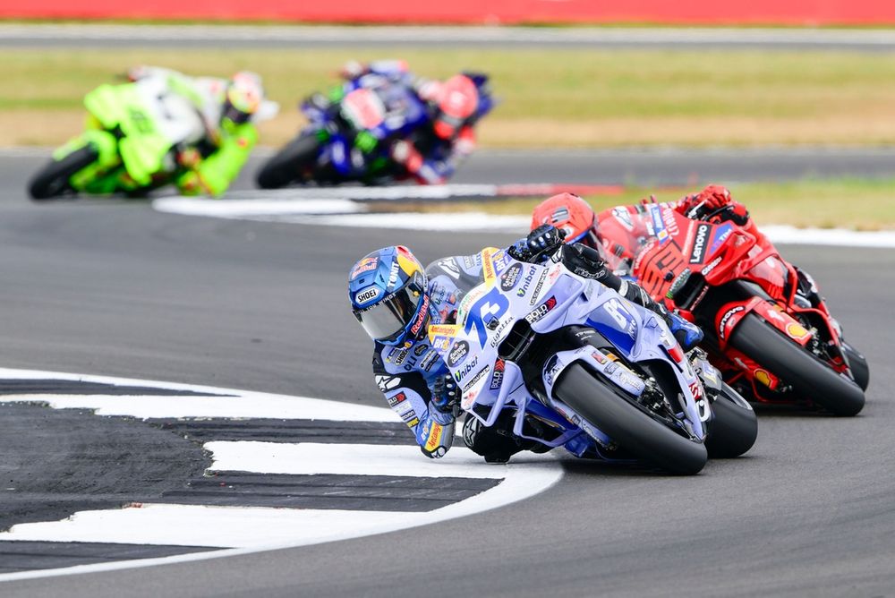 Alex Marquez wins British MotoGP Sprint, ends Marc's streak British MotoGP Sprint,Alex Marquez,Marc Marquez,Silverstone