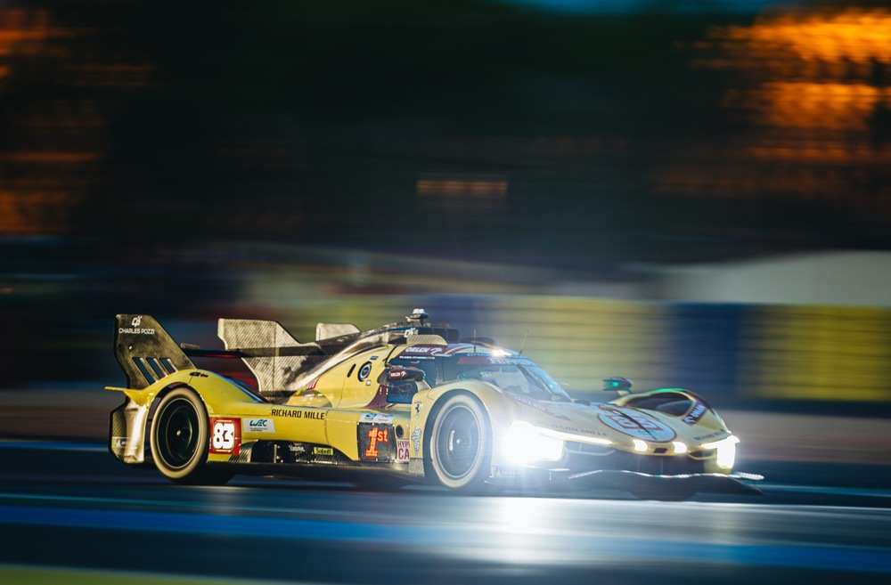 Sebastien Buemi paces Le Mans 24 Hours night practice for Toyota, Ferrari's fastest lap deleted Le Mans 24 Hours night practice,Sebastien Buemi,Toyota GR010 Hybrid,Robert Kubica,AF Corse Ferrari