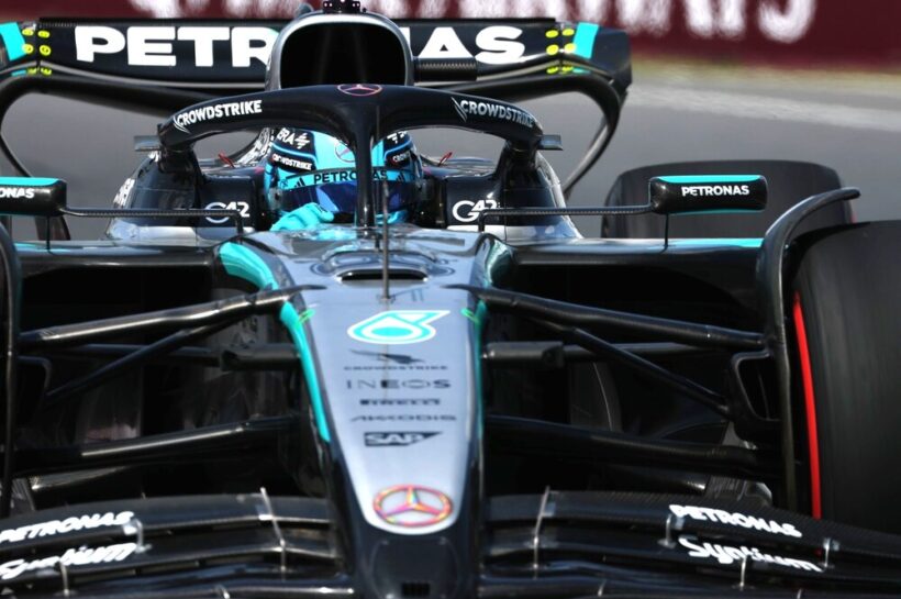 Russell paces second Canadian GP practice, Mercedes-powered cars dominate