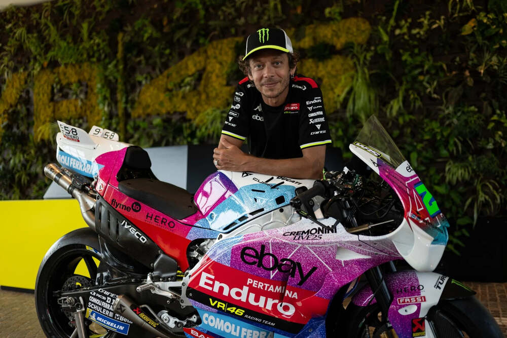 Valentino Rossi presents special VR46 livery for Mugello MotoGP VR46 livery,Mugello MotoGP,Valentino Rossi,Italian MotoGP,Cesare Cremonini