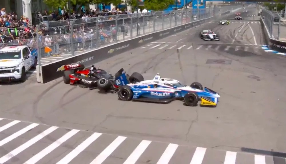 IndyCar Detroit highlights: Kyle Kirkwood wins as chaos strikes Alex Palou IndyCar Detroit highlights,Kyle Kirkwood win,Alex Palou,Colton Herta,Santino Ferrucci