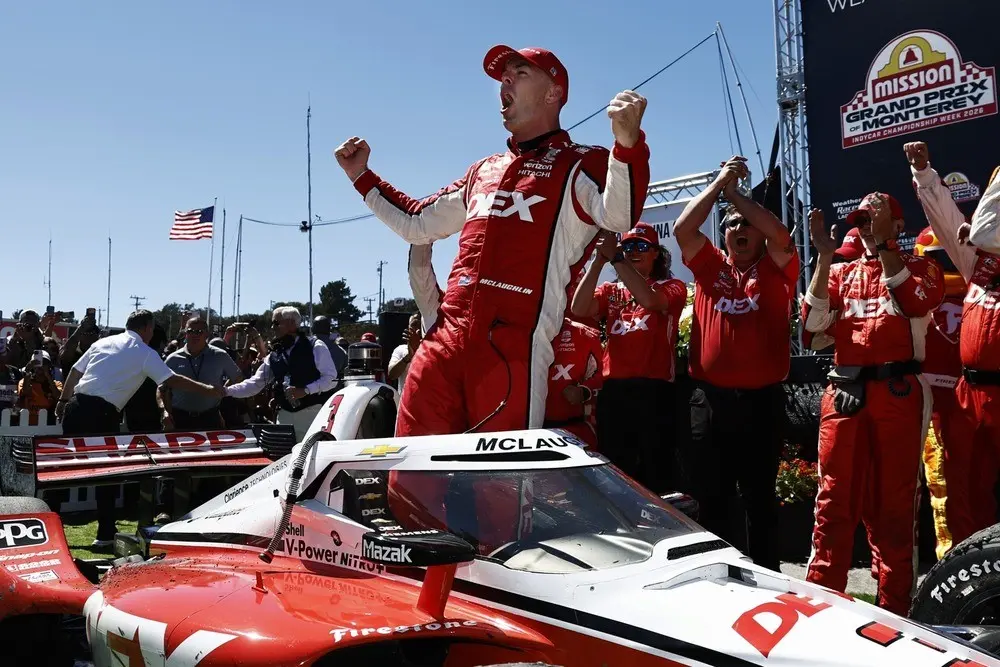 Scott McLaughlin wins IndyCar Laguna Seca season finale, snaps 35-race victory drought